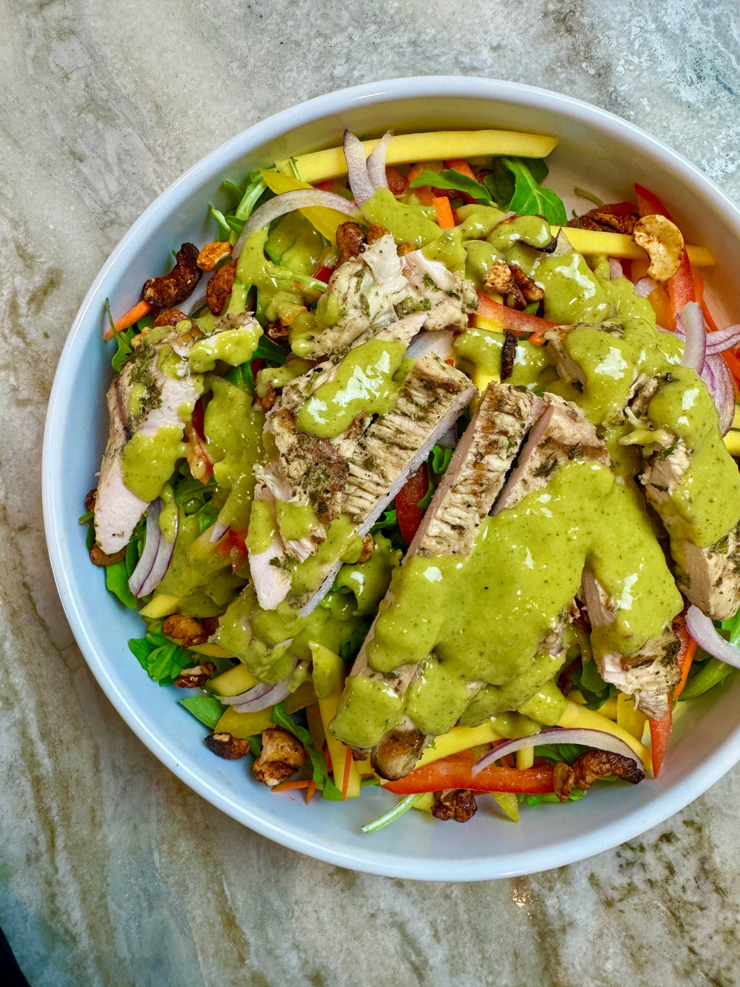 Mango & Roasted Cashew Salad (GF,DF)