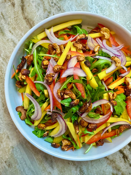 Mango & Roasted Cashew Salad (GF,DF)