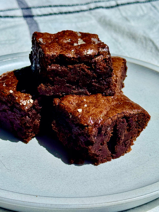 Fudgy Flourless Brownies - 6 (GF,DF)
