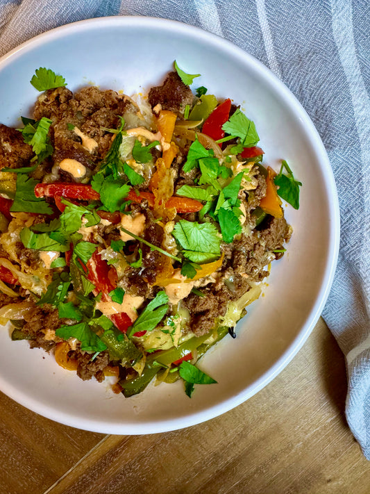 Philly Cheese Steak Bowl (GF)