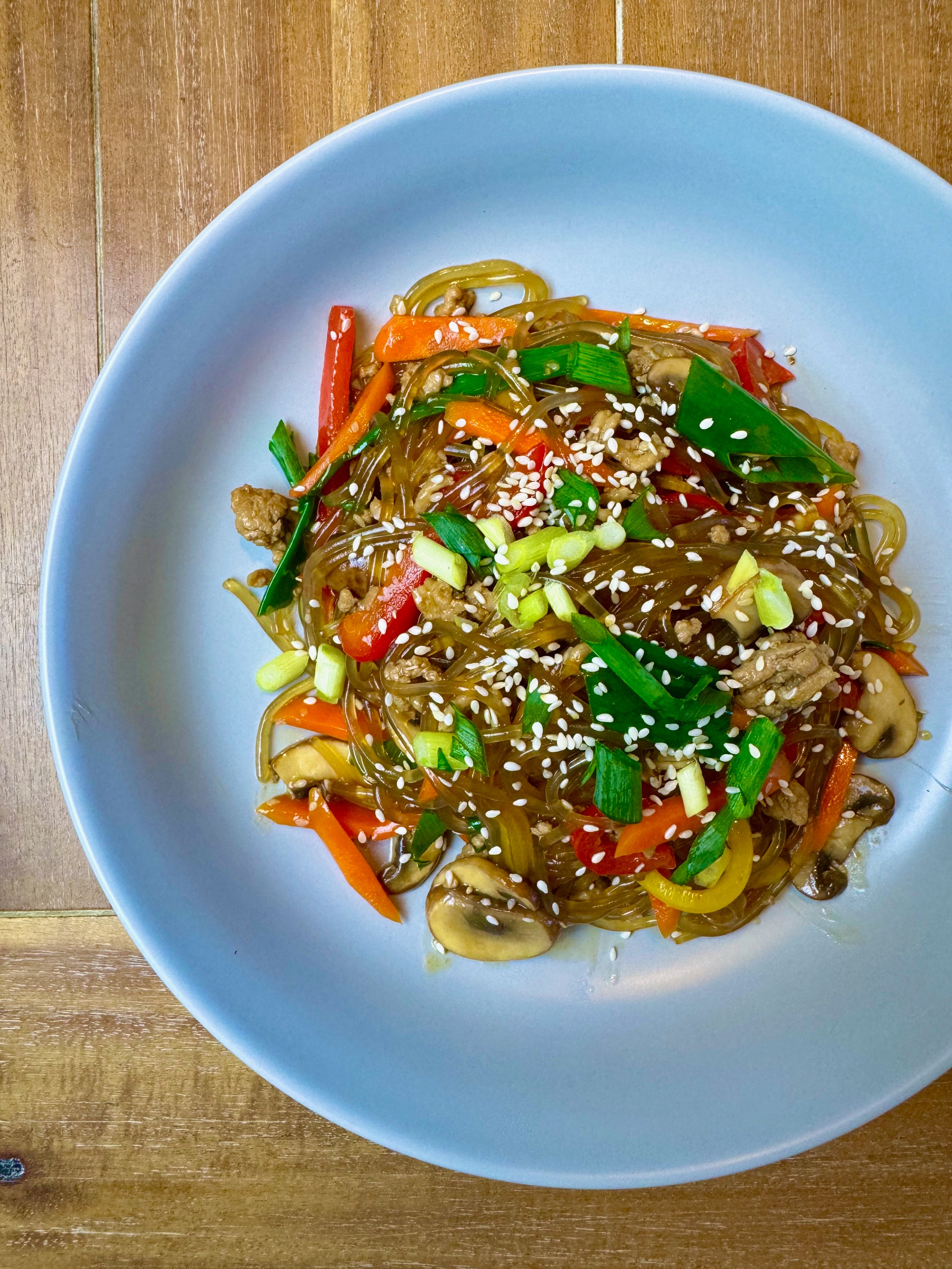 Korean Glass Noodle Stir Fry (GF, DF)