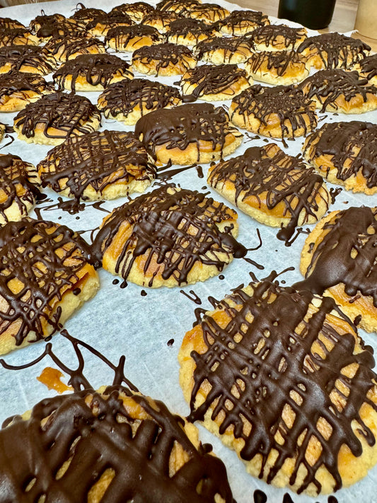 Twix Inspired Cookies - 5 (GF, DF)